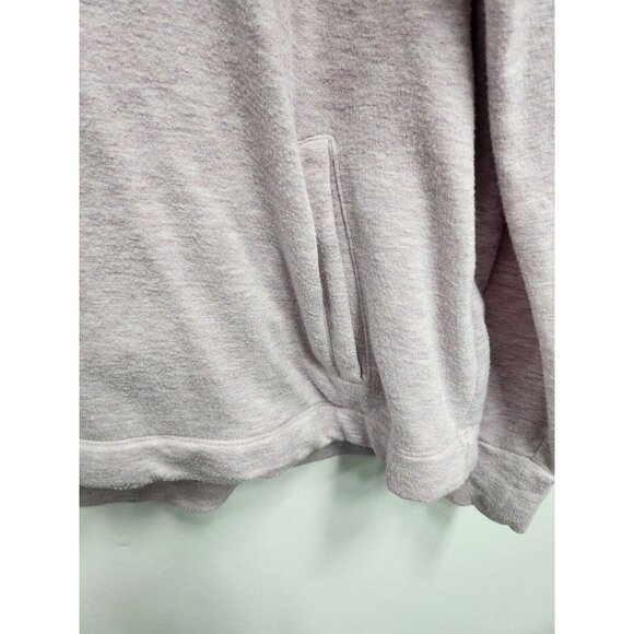 Gap Womens Sweatshirt Size XL Lavender Heather Cowl Neck Long Sleeve Pullover - Picture 3 of 8
